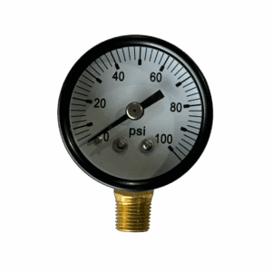 Pressure gauge showing around 35 psi.